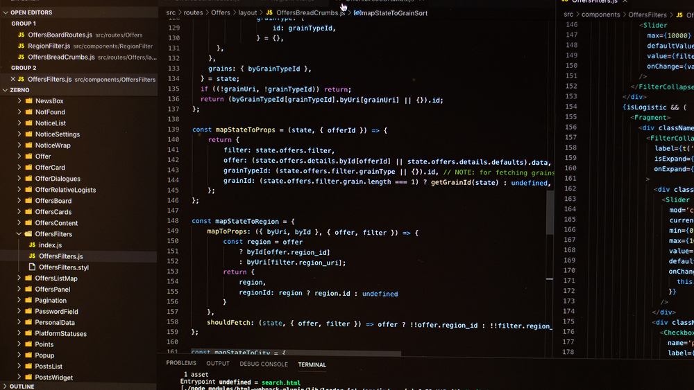 IDE used for programming